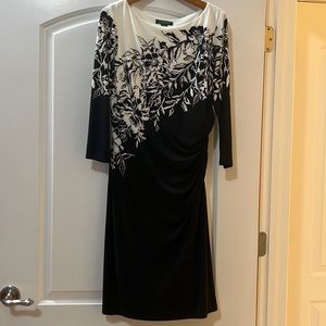Ralph Lauren black and white dress